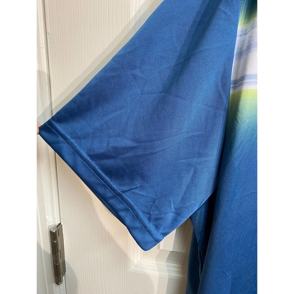 NWT Men PGA Tour Blue Performance Shirt Size XL - Picture 3 of 5